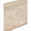 Stolik kawowy z drewna z recyklingu PONTE 180 cm bielony*J-Line Clearance