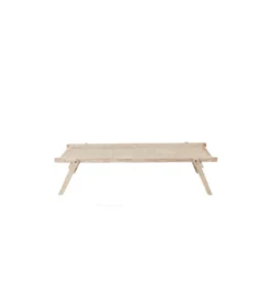 Stolik kawowy z drewna z recyklingu PONTE 180 cm bielony*J-Line Clearance