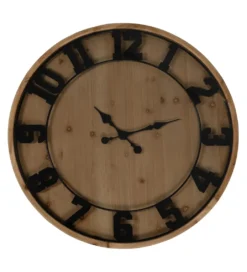 Stolik kawowy ZEGAR 80 cm drewno jodła*Zona-Design New
