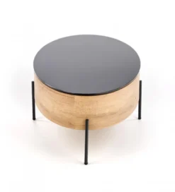 Stolik kawowy ZENGA 120 cm w kolorze dąb złoty*Halmar New