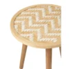 Stolik kawowy ZIGZAK set 3 rattan*J-Line Best