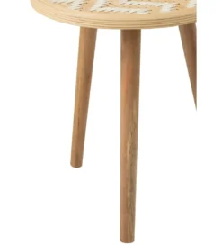 Stolik kawowy ZIGZAK set 3 rattan*J-Line Best