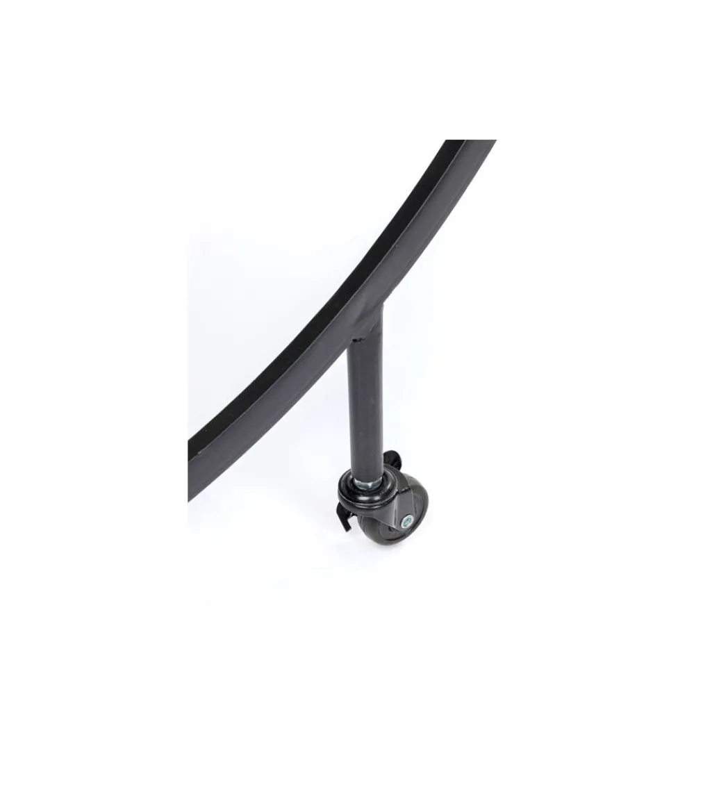 Stolik na kółkach LOFT 74 cm czarny*KDesign Discount