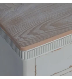Stolik nocny ALIEY 72 cm drewno jodła kremowy*Zona-Design Hot
