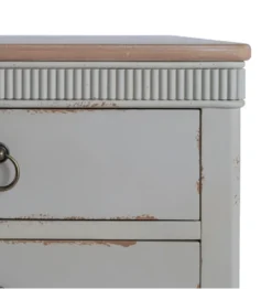 Stolik nocny ALIEY 72 cm drewno jodła kremowy*Zona-Design Hot