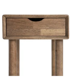 Stolik nocny AMY 55 cm drewno kauczuk*Zona-Design Clearance