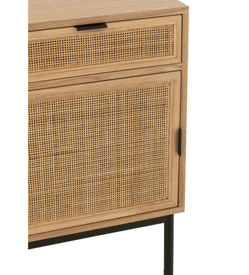 Stolik nocny BASONOT 70 cm naturalny*J-Line Online