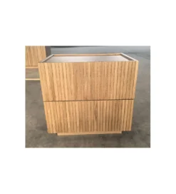 Stolik nocny BRIGHTON 55 x 50 cm naturalna*KARE Sale