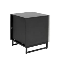 Stolik nocny CARINO 50 cm srebrna*KARE New