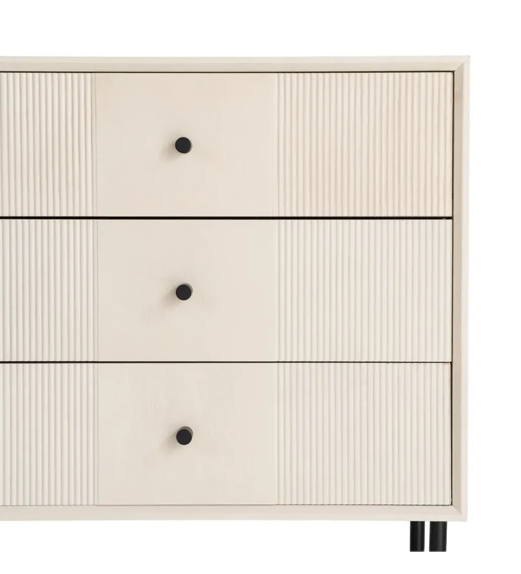 Stolik nocny ENTARADA 61 cm kremowy*Zona-Design Discount
