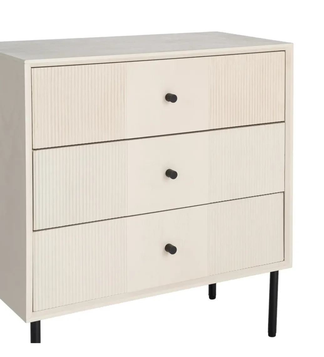 Stolik nocny ENTARADA 61 cm kremowy*Zona-Design Discount