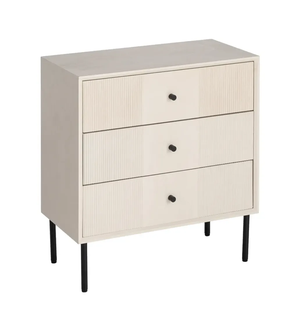 Stolik nocny ENTARADA 61 cm kremowy*Zona-Design Discount