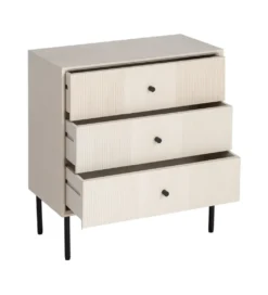 Stolik nocny ENTARADA 61 cm kremowy*Zona-Design Discount