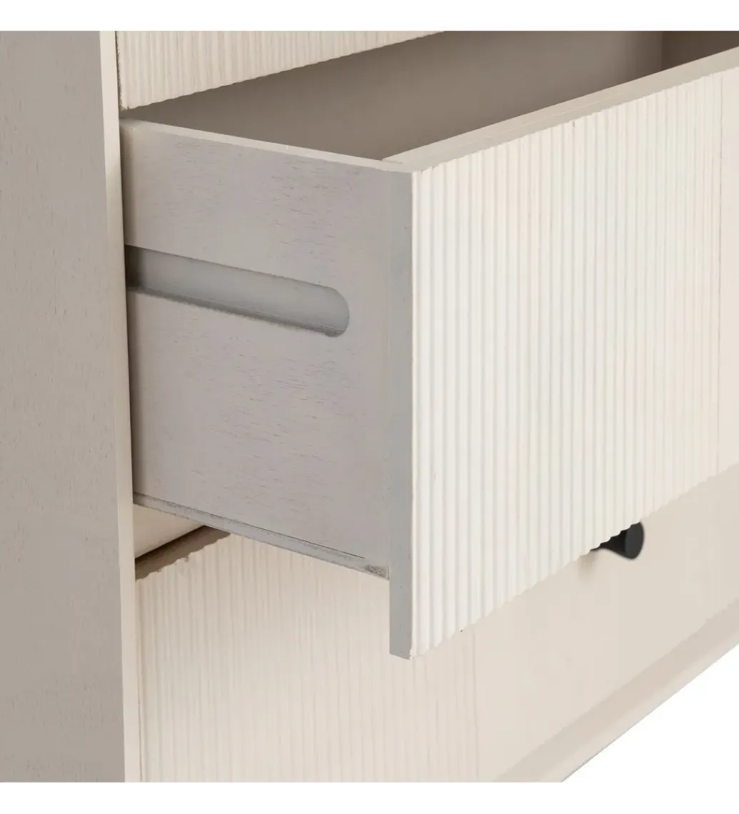 Stolik nocny ENTARADA 61 cm kremowy*Zona-Design Discount