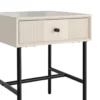 Stolik nocny ENTARADA 40 cm kremowy*Zona-Design Outlet