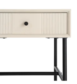 Stolik nocny ENTARADA 40 cm kremowy*Zona-Design Outlet