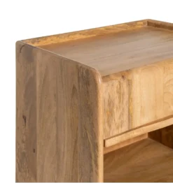 Stolik nocny GALT 50 cm drewno mango naturalny*Zona-Design