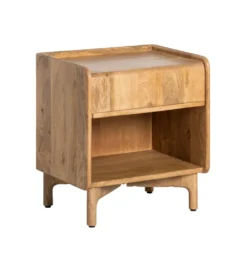 Stolik nocny GALT 50 cm drewno mango naturalny*Zona-Design