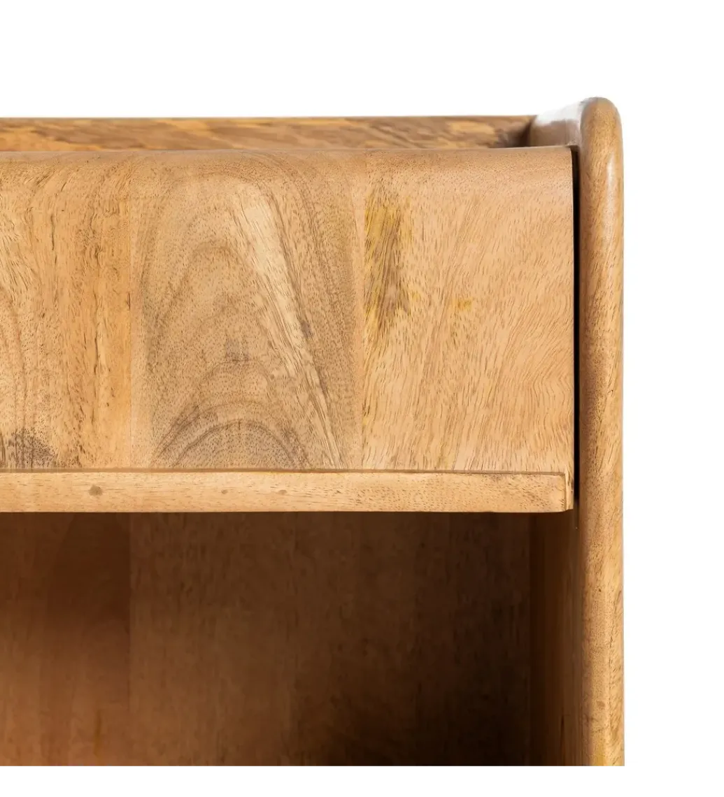 Stolik nocny GALT 50 cm drewno mango naturalny*Zona-Design
