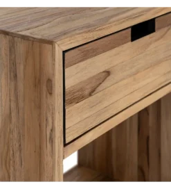 Stolik nocny KURAN 60 cm drewno teak*Zona-Design Sale