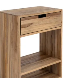 Stolik nocny KURAN 60 cm drewno teak*Zona-Design Sale