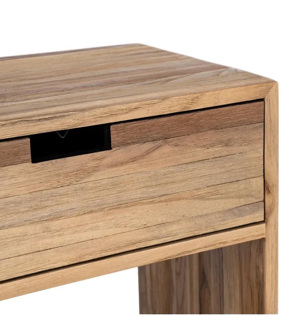 Stolik nocny KURAN 60 cm drewno teak*Zona-Design Sale