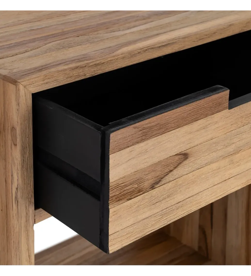 Stolik nocny KURAN 60 cm drewno teak*Zona-Design Sale