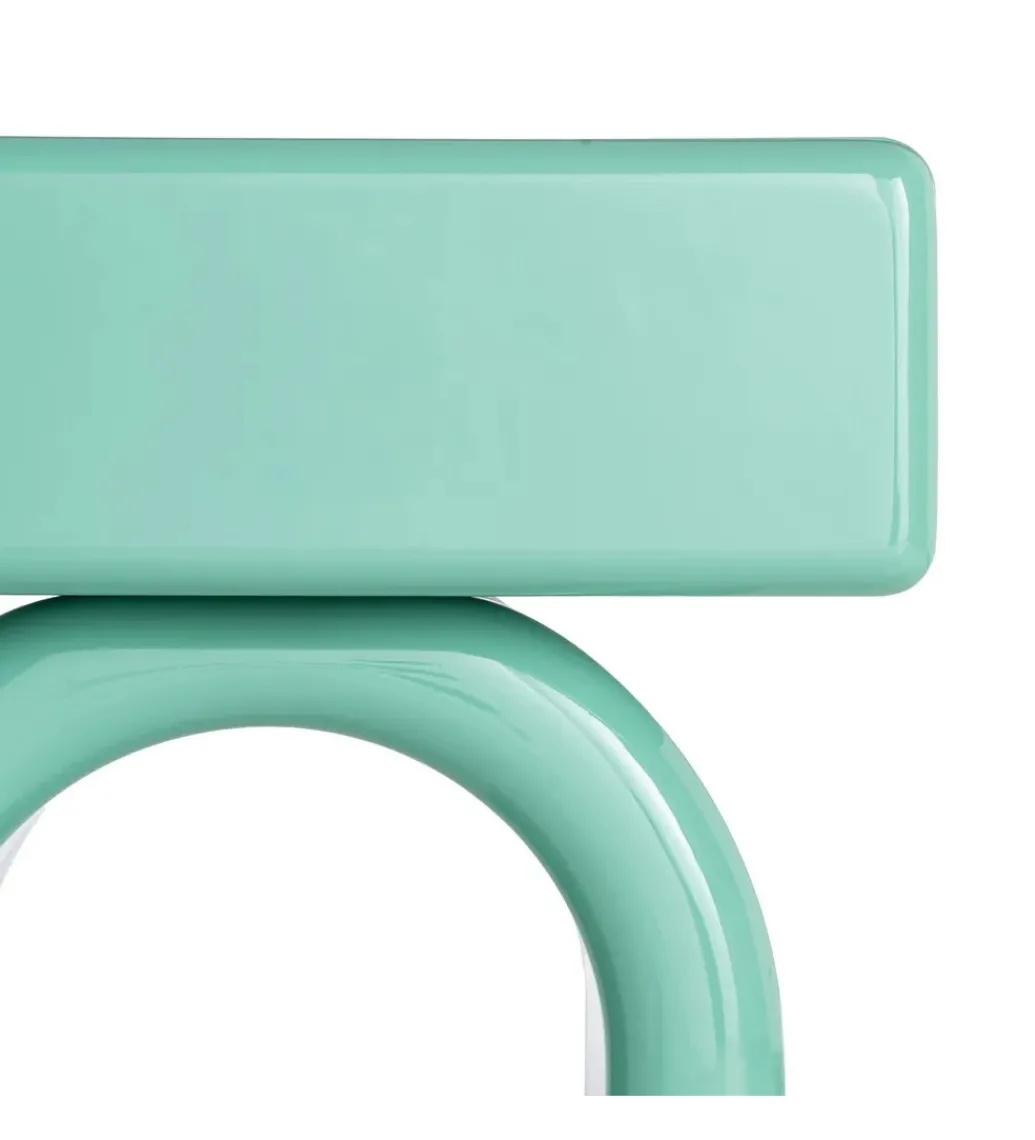 Stolik nocny LACQUER 50 cm zielony*Zona-Design Best