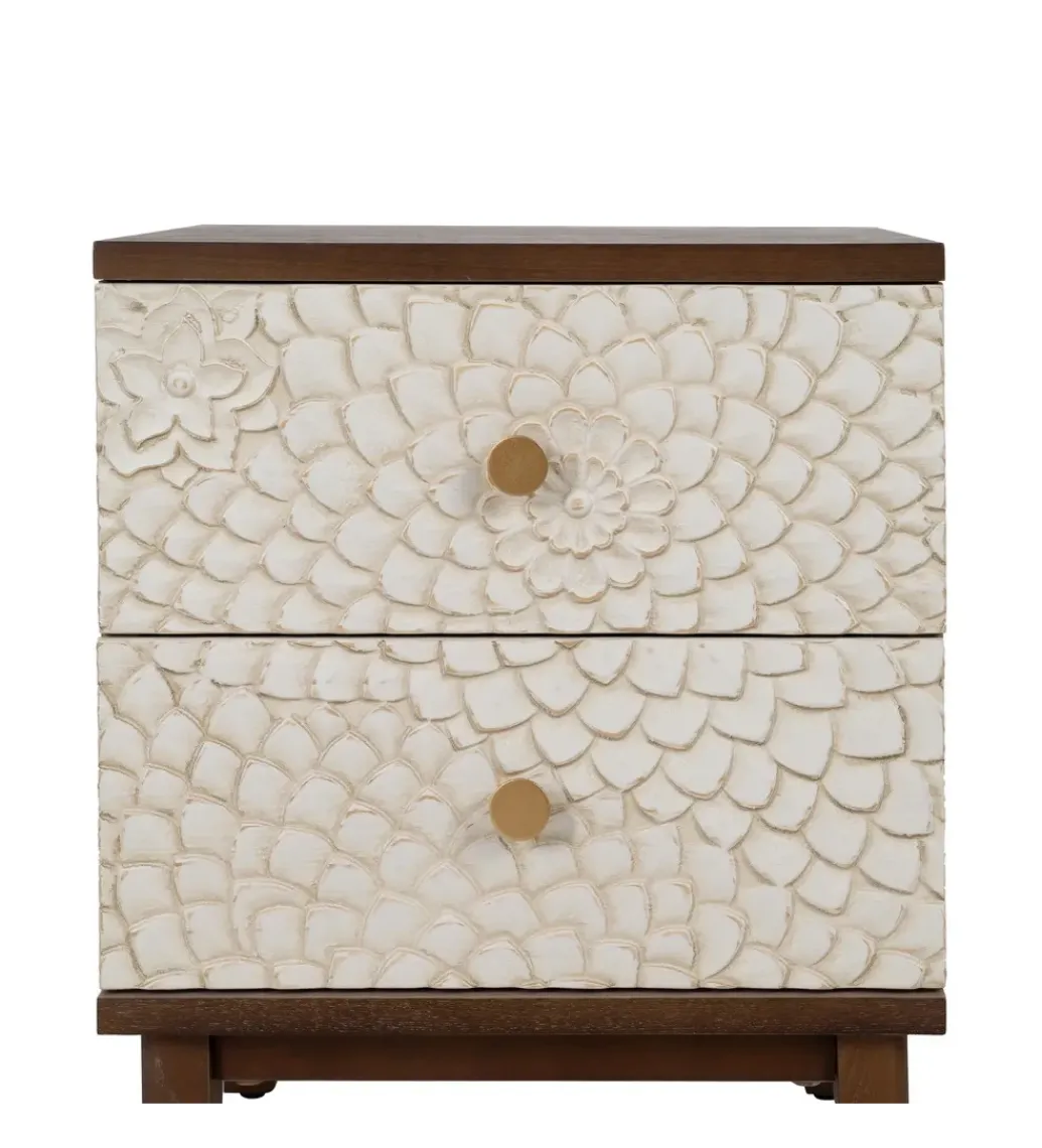 Stolik nocny LAPUNA 60 cm drewno sosny*Zona-Design