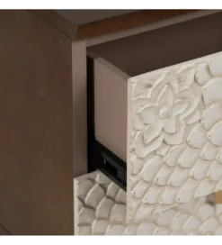 Stolik nocny LAPUNA 60 cm drewno sosny*Zona-Design