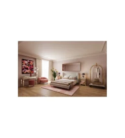 Stolik nocny LUXURY 49 cm transparentna*KARE Best