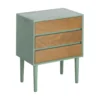 Stolik nocny MESTARONY 62 cm naturalny zielony*Zona-Design New