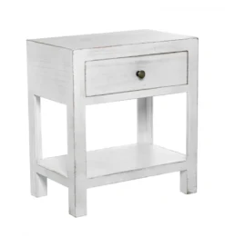 Stolik nocny NOCHENEZ 45 cm biała*Exclusivas New