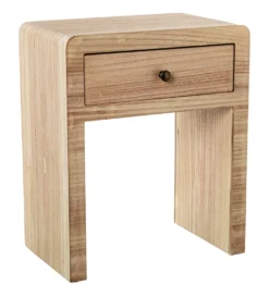Stolik nocny NOCHENEZ 45 cm naturalny*Exclusivas