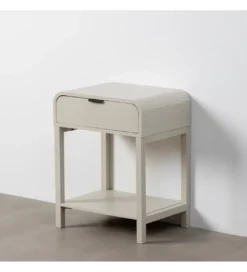 Stolik nocny REID 48 cm jasnoszary*Zona-Design Discount