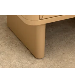 Stolik nocny SAVOY 50 cm kolor trawertynu*Invicta Interior