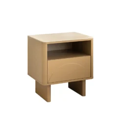 Stolik nocny SAVOY 50 cm kolor trawertynu*Invicta Interior