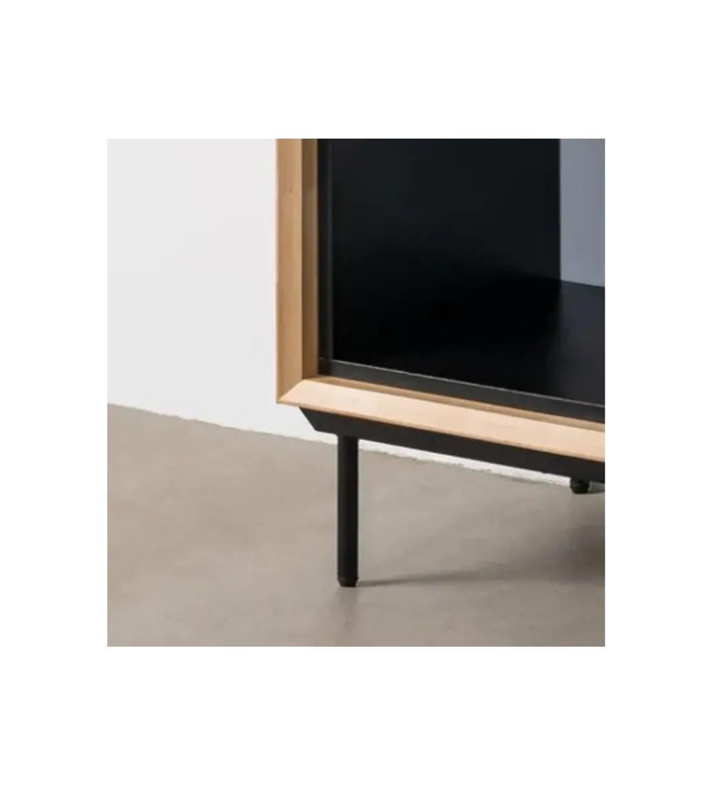 Stolik nocny SINTRA 70 cm drewno kauczuk naturalna*Zona-Design Sale