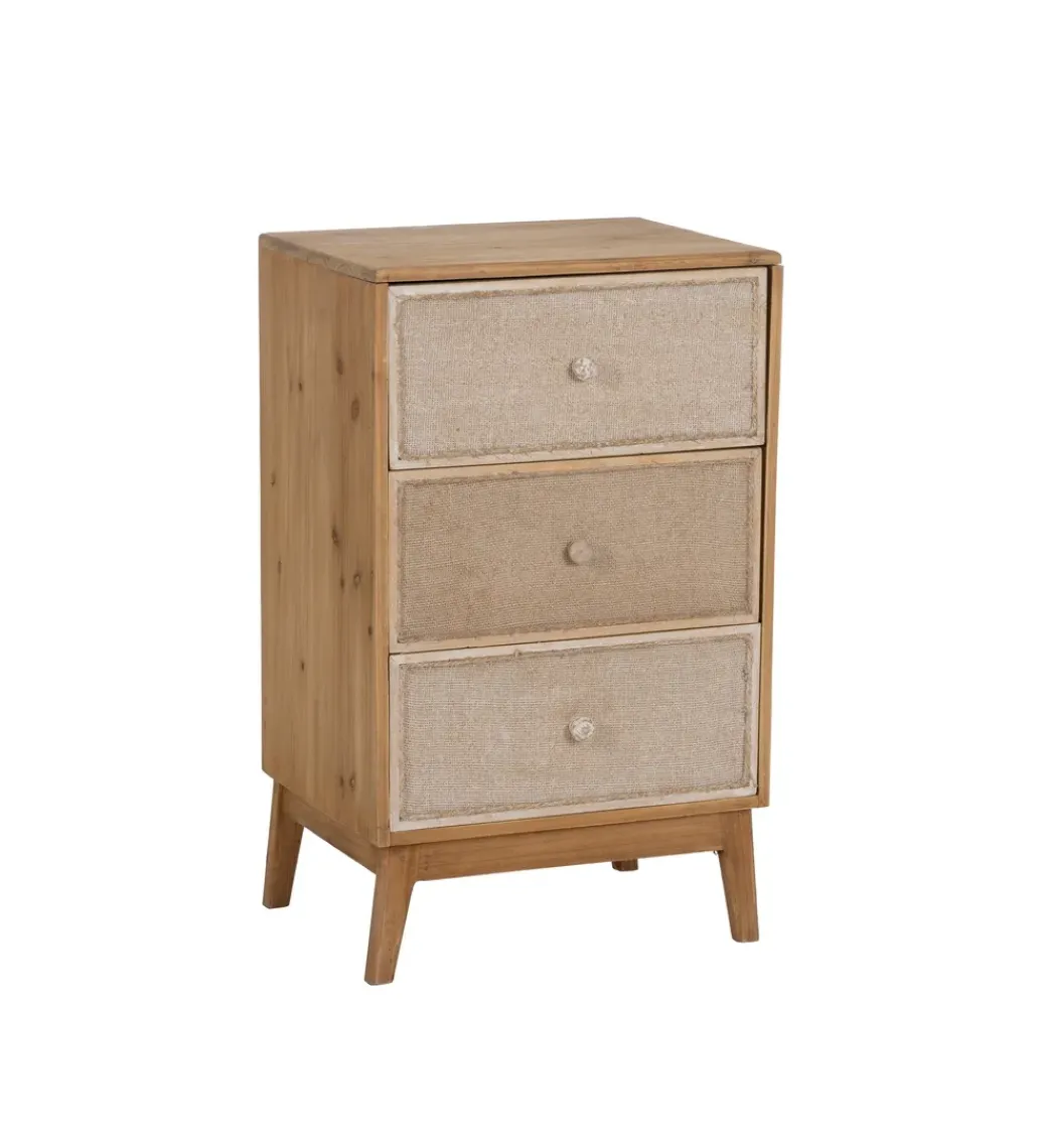 Stolik nocny WARTUM 76 cm naturalny*Zona-Design Sale