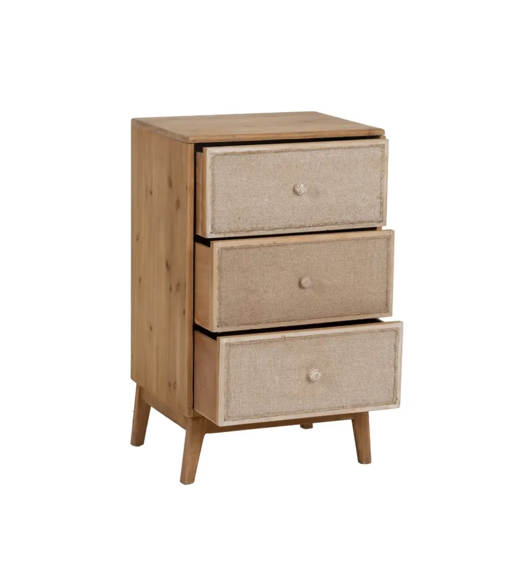 Stolik nocny WARTUM 76 cm naturalny*Zona-Design Sale
