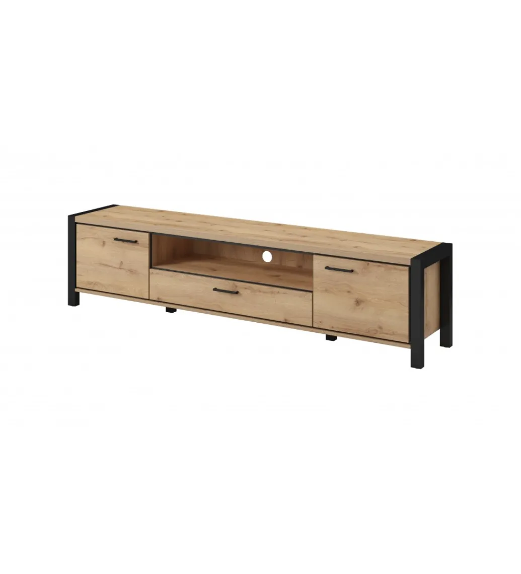 Stolik Pod TV AKTIV 210 cm w optyce dąb Taurus*Helvetia Hot
