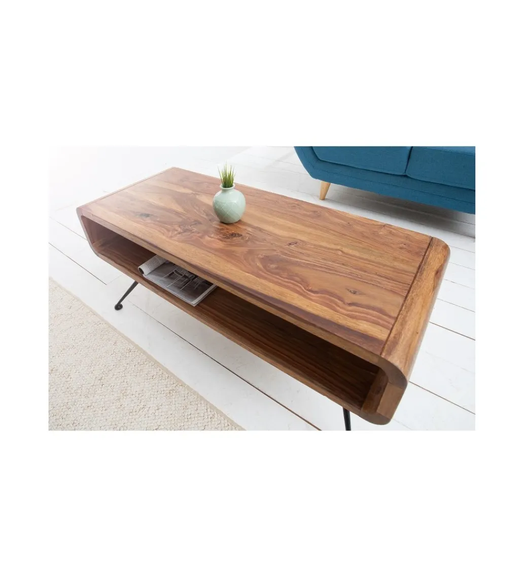 Stolik pod TV Alpha 100 cm drewno Sheesham*Invicta Interior New