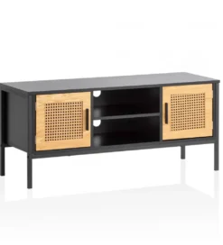 Stolik pod TV Ambert 110 cm czarny*WOHNLING, GERMANY Outlet