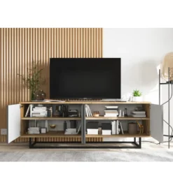Stolik pod Tv Apollo B 150 cm antracytowy*Polski Design ML New
