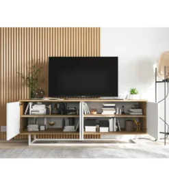Stolik pod Tv Apollo B 150 cm biały*Polski Design ML Outlet