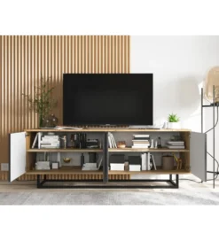 Stolik pod Tv Apollo B 150 cm czarny*Polski Design ML Clearance