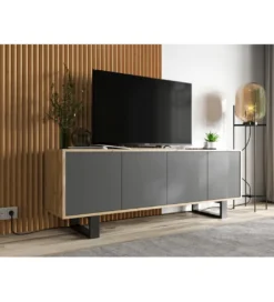 Stolik pod Tv Apollo B II 150 cm antracytowy*Polski Design ML Sale