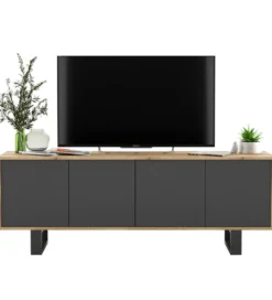 Stolik pod Tv Apollo B II 150 cm antracytowy*Polski Design ML Sale
