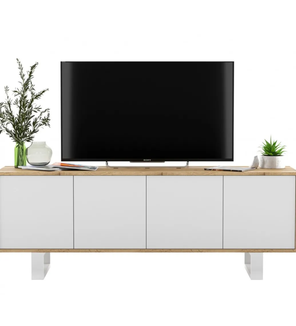 Stolik pod Tv Apollo B II 150 cm biały*Polski Design ML Discount