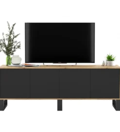 Stolik pod Tv Apollo B III 150 cm czarny*Polski Design ML